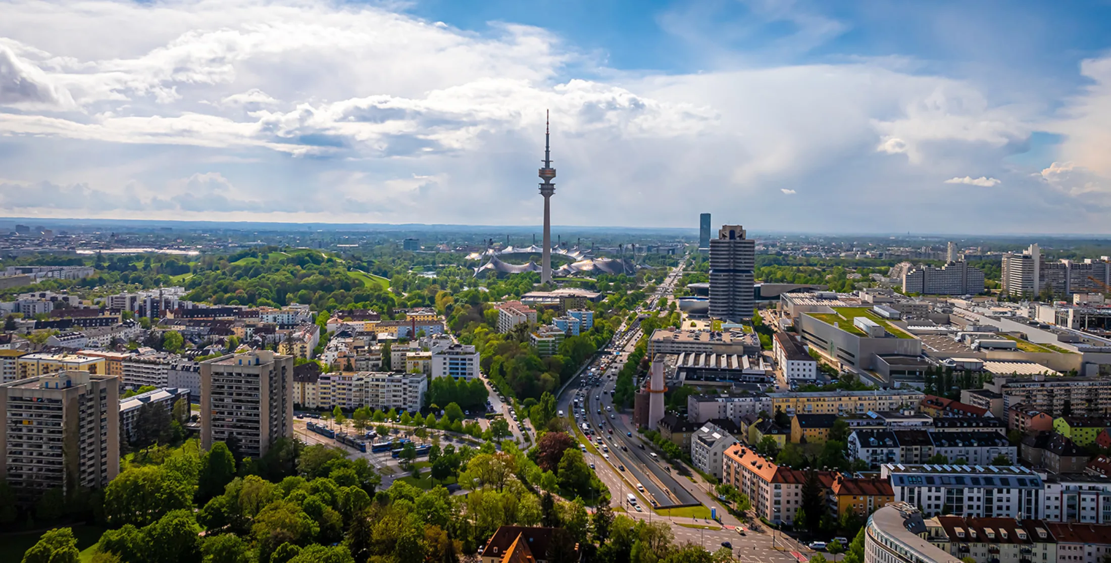 Munich aerial panorama 1500x760